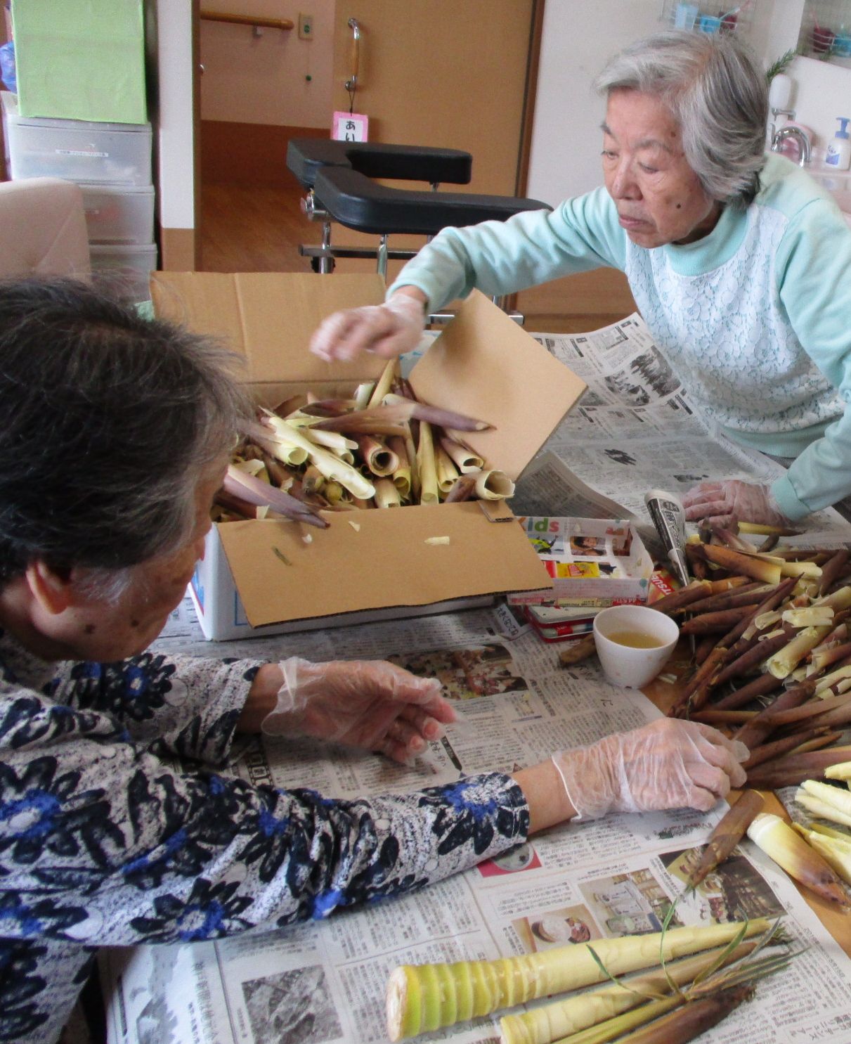 手作りたけのこ 魚住 明石市の介護福祉施設 カサブランカ