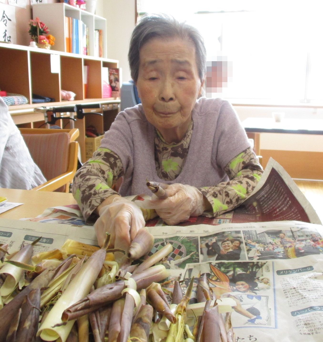 手作りたけのこ 魚住 明石市の介護福祉施設 カサブランカ